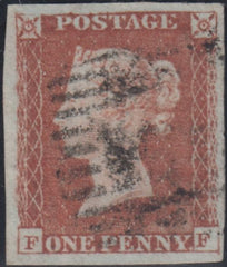 150380 1846 1D PL.67 (SG8)(FF) GOOD USED.