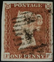 150380 1846 1D PL.67 (SG8)(FF) GOOD USED.