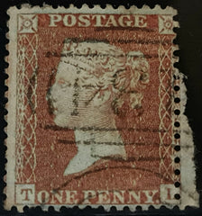 150382 1855 DIE 2 1D PL.6 L.C.14 (SPEC C6)(TL) MISSING IMPRIMATUR LETTERING GOOD USED.