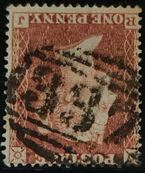 150384 1855 DIE 2 1D PL.6 S.C.16 WATERMARK INVERTED (SG21Wi)(RJ) GOOD USED.