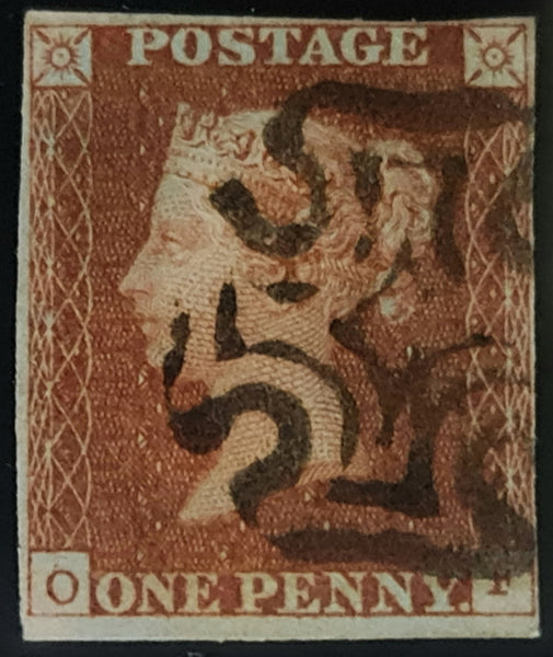 150385 1843 1D PL.31 (SG8)(OF) GOOD TO FINE USED.