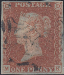 150387 1842 1D PL.25 (SG8)(MK) FINE USED.