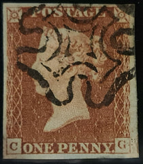 150389 1842 1D PL.25 (SG8)(CG) GOOD USED.