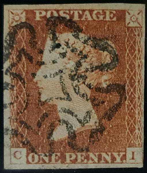 150390 1842 1D PL.25 (SG8)(CI) GOOD USED.