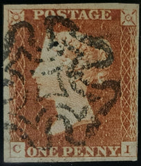 150390 1842 1D PL.25 (SG8)(CI) GOOD USED.