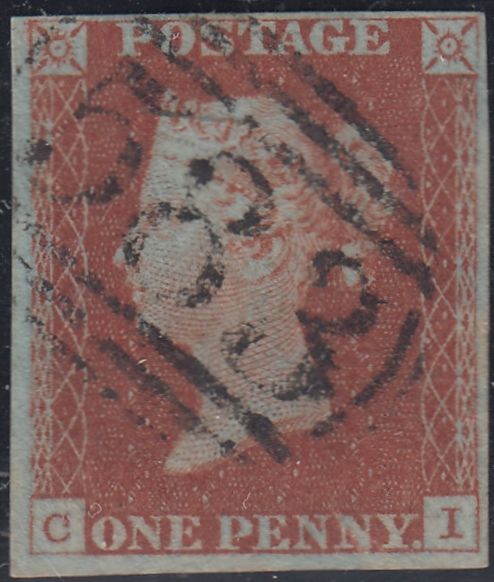 150433 1844 1D PL.48 (SG8)(CI) GOOD USED.