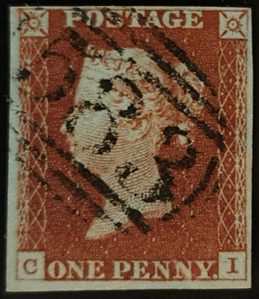 150433 1844 1D PL.48 (SG8)(CI) GOOD USED.