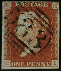 150433 1844 1D PL.48 (SG8)(CI) GOOD USED.