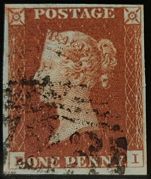 150434 1845 1D PL.56 (SG8)(BI) GOOD USED.