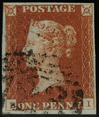 150434 1845 1D PL.56 (SG8)(BI) GOOD USED.