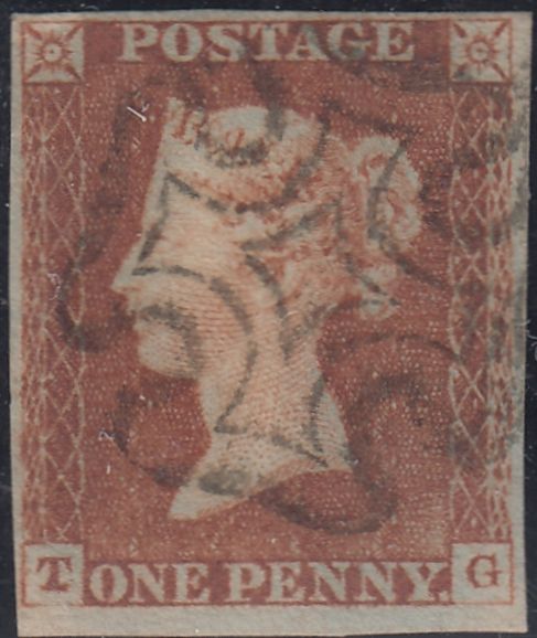150436 1842 1D PL.22 (SG8)(TG) GOOD TO FINE USED.