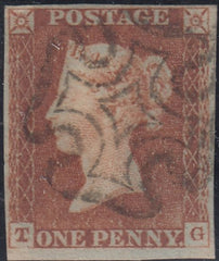 150436 1842 1D PL.22 (SG8)(TG) GOOD TO FINE USED.