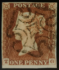 150436 1842 1D PL.22 (SG8)(TG) GOOD TO FINE USED.