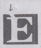 150438 1855 1D PL.55 (SG8)(AD) 'E' FLAW' (SPEC BS44g) FINE USED.