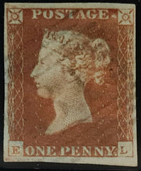 150451 1845 1D PL.60 (SG8)(EL) FINE USED.