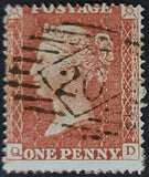 150456 1855 DIE 2 1D PL.6 S.C.16 (SG21) L.C.14 (SPEC C6)(QD) MATCHED PAIR, BOTH CONSTANT VARIETY.