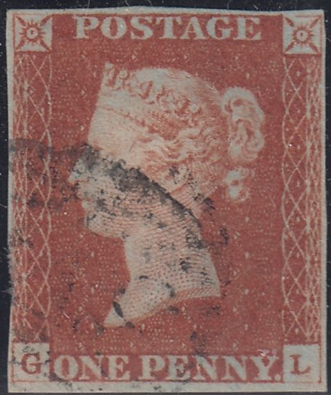 150458 1846 1D PL.65 (SG8)(GL) GOOD USED.