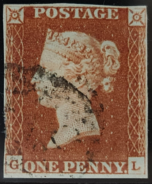 150458 1846 1D PL.65 (SG8)(GL) GOOD USED.