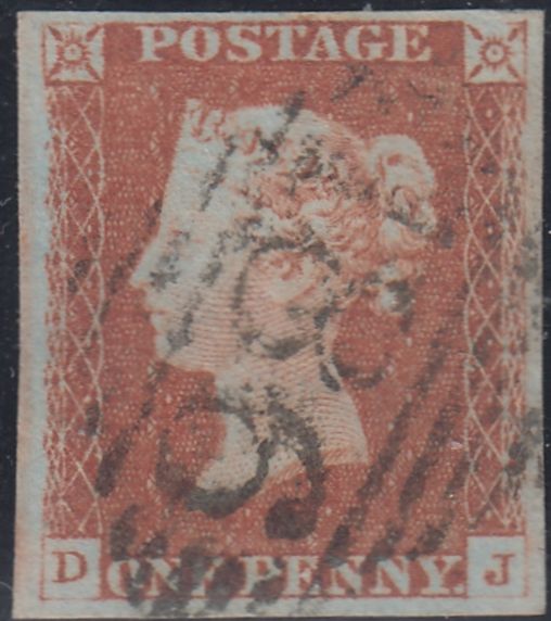 150459 1845 1D PL.64 (SG8)(DJ) FINE USED.