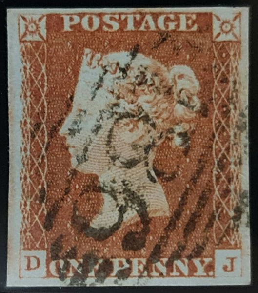 150459 1845 1D PL.64 (SG8)(DJ) FINE USED.