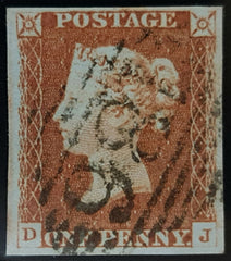 150459 1845 1D PL.64 (SG8)(DJ) FINE USED.