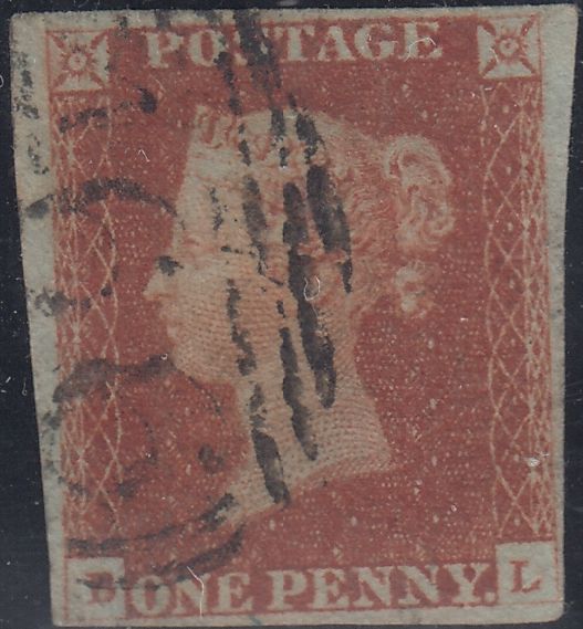 150460 1846 1D PL.65 (SG8)(BL) GOOD USED.