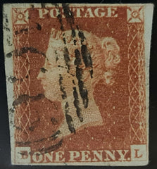 150460 1846 1D PL.65 (SG8)(BL) GOOD USED.