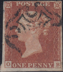 150463 1843 1D PL.32 (SG8)(OB) GOOD USED.