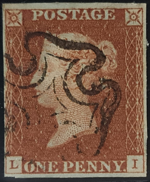 150464 1843 1D PL.32 (SG8)(LI) GOOD TO FINE USED.