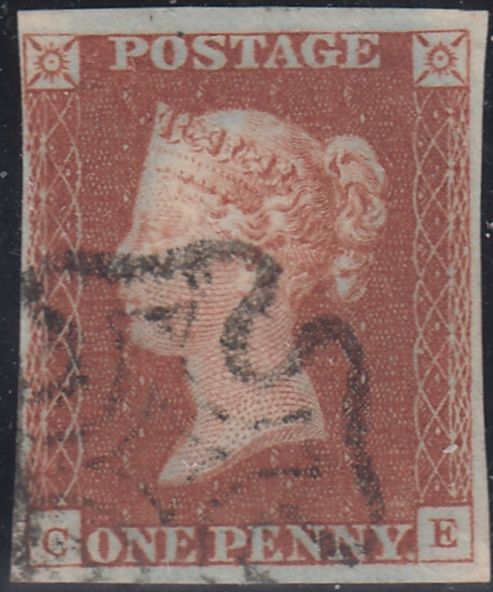 150467 1843 1D PL.32 (SG8)(CE) GOOD TO FINE USED.