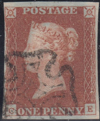 150467 1843 1D PL.32 (SG8)(CE) GOOD TO FINE USED.