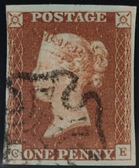 150467 1843 1D PL.32 (SG8)(CE) GOOD TO FINE USED.