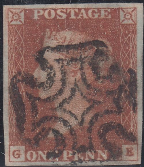 150474 1843 1D PL.31 (SG8)(GE) FINE TO VERY FINE USED.