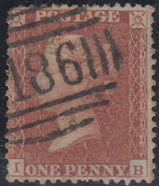 150482 1855 DIE 2 1D PL.6 L.C.14 (SPEC C6)(IB) USED.