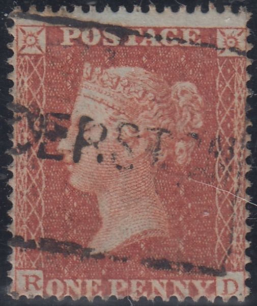 150485 1855 DIE 2 1D PL.6 S.C.16 (SG21)(RD) FINE USED.
