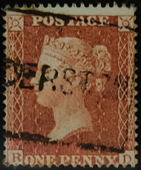 150485 1855 DIE 2 1D PL.6 S.C.16 (SG21)(RD) FINE USED.