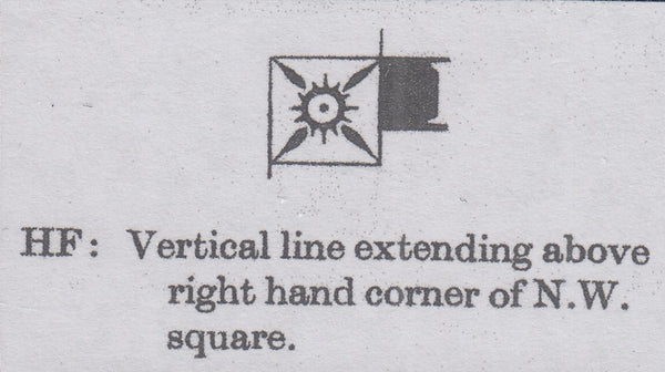 150487 1846 1D PL.67 (SG8) (HF CONSTANT VARIETY SPEC BS56a).