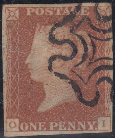 150492 1842 1D PL.25 (SG8)(OI) USED
