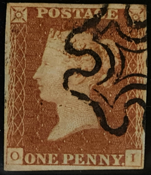150492 1842 1D PL.25 (SG8)(OI) USED