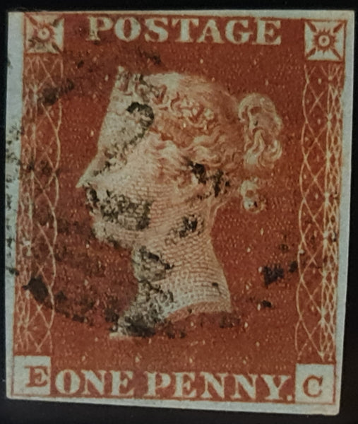 150495 1845 1D PL.56 (SG8)(EC) 'E' FLAW (SPEC BS45f) FINE USED.