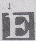 150495 1845 1D PL.56 (SG8)(EC) 'E' FLAW (SPEC BS45f) FINE USED.