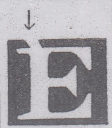 150495 1845 1D PL.56 (SG8)(EC) 'E' FLAW (SPEC BS45f) FINE USED.