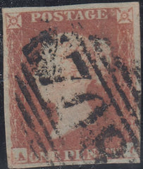 150512 1848 1D PL.86 (SG8)(AC) MISSING IMPRIMATUR LETTERING, GOOD TO FINE USED.