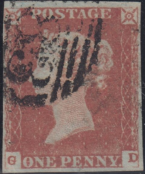 150537 1848 1D PL.85 (SG8)(GD) GOOD TO FINE USED.