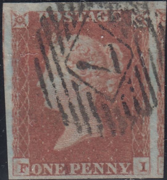 150538 1848 1D PL.85 (SG8)(FI) FINE TO VERY FINE USED.
