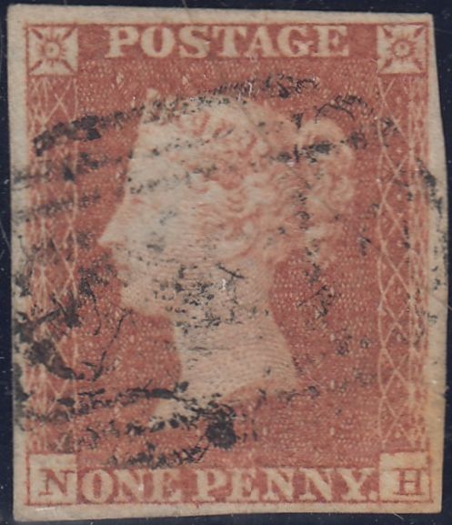 150553 1851 1D PL.119 (SG8)(NH) FINE USED.
