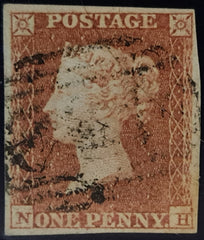 150553 1851 1D PL.119 (SG8)(NH) FINE USED.