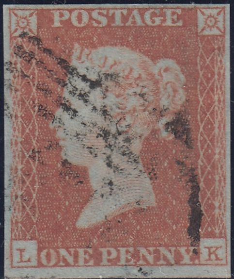 150554 1851 1D PL.114 (SG8)(LK) FINE USED.