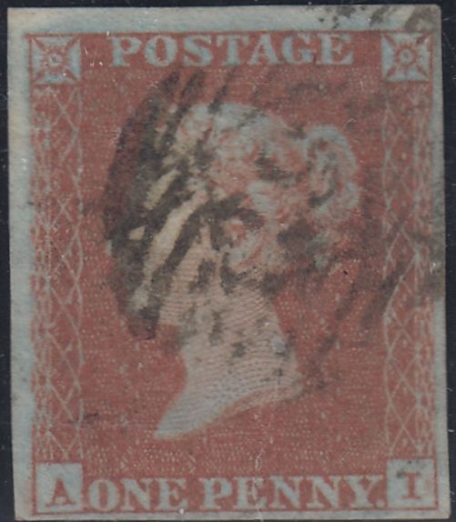 150555 1851 1D PL.108 (SG8)(AI) FINE USED.