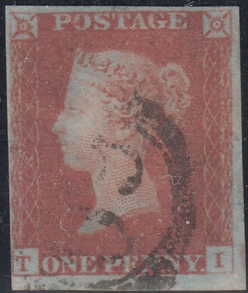 150569 1848 1D PL.84 (SG8)(TI) FINE USED.